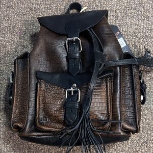 Freebird- Brett leather backpack brand new with tags never used
